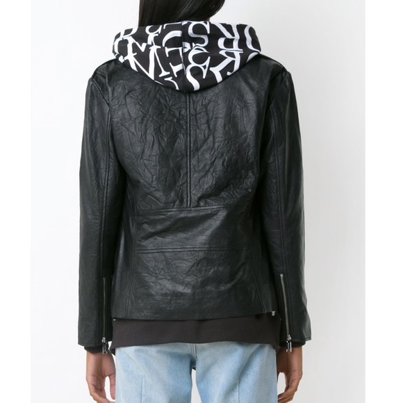 Michael Kors Calf Leather Jacket - Picture 5 of 7